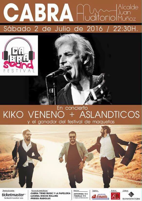 Concierto Kiko Veneno + Aslandticos 